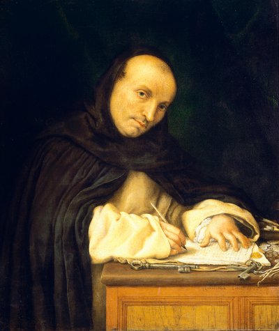 Retrato de fraile dominico o Retrato del fraile vigilante del Convento de San Zanipolo de Lorenzo Lotto