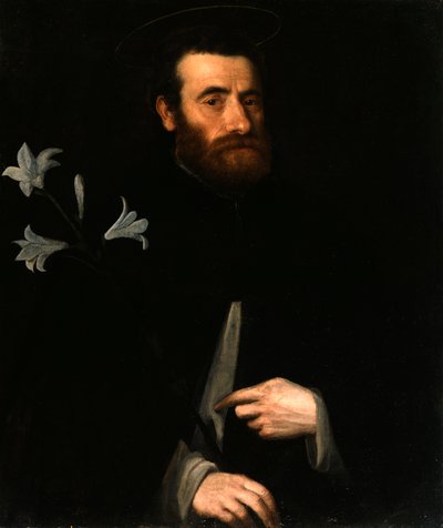 Retrato de Fra Lorenzo da Bergamo de Lorenzo Lotto