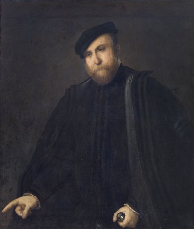 Retrato de caballero de Lorenzo Lotto