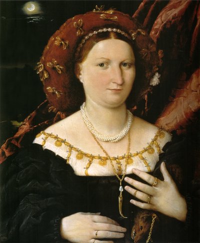 Retrato de Lucina Brembati de Lorenzo Lotto