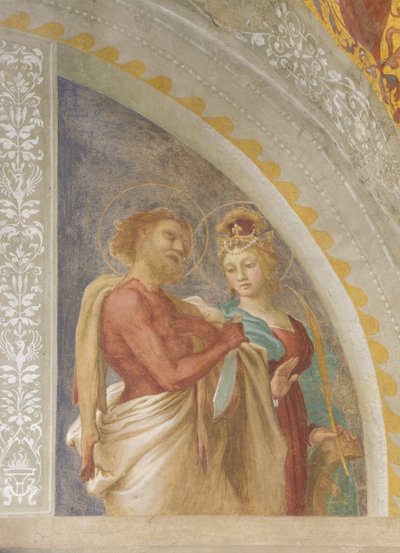 Santa Catalina de Alejandría y San Bartolomé de Lorenzo Lotto