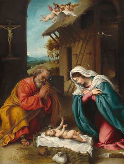 La Natividad de Lorenzo Lotto