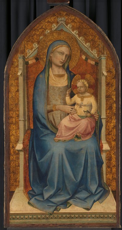 La Virgen y el Niño de Lorenzo Monaco (school of)