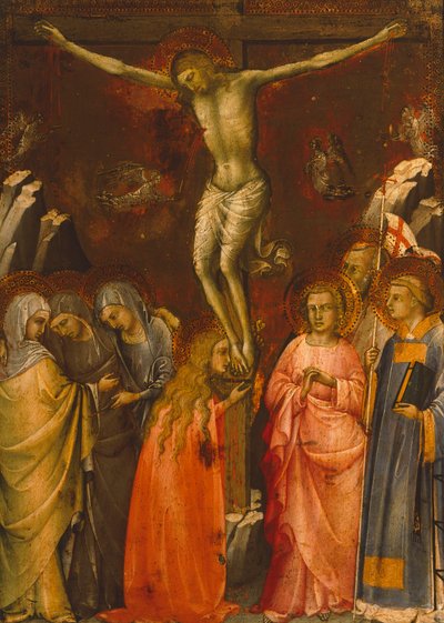Crucifixión, de Lorenzo Monaco (hacia 1370-1425) de Lorenzo Monaco