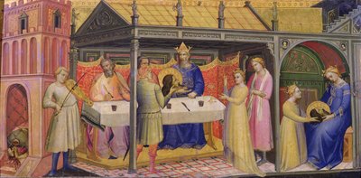 El banquete de Herodes de Lorenzo Monaco