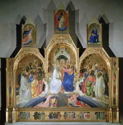La coronación de la Virgen de Lorenzo Monaco