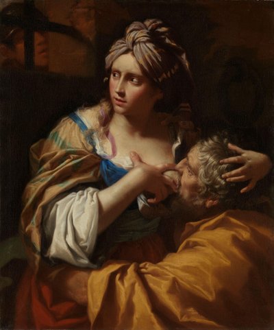 Caridad romana, c.1670 (óleo sobre lienzo) de Lorenzo Pasinelli
