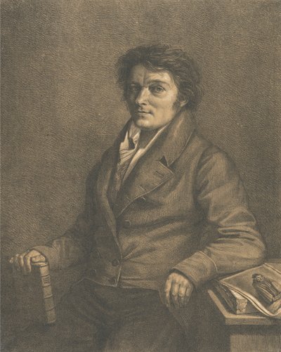 Aloys Senefellder (retrato posterior) de Lorenzo Quaglio