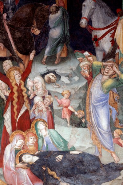 La Crucifixión, detalle de Lorenzo Salimbeni