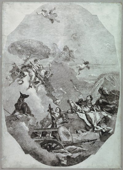 El triunfo de Marte de Lorenzo Tiepolo