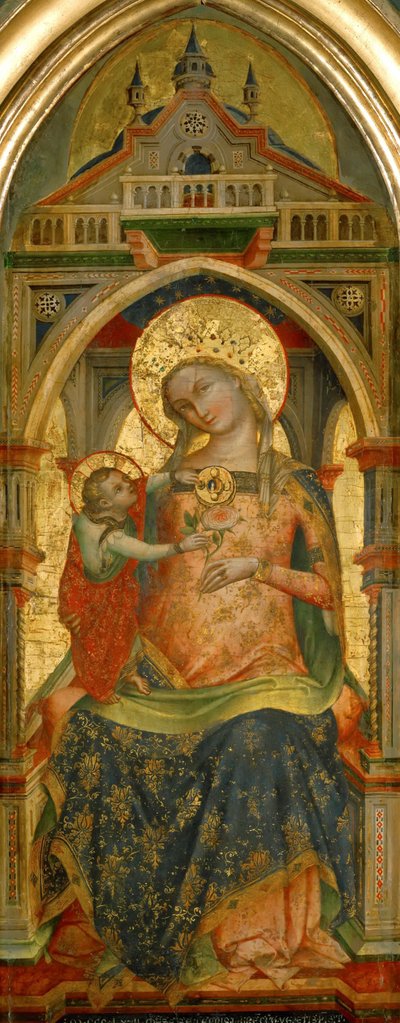 Madonna y niño, 1372 de Lorenzo Veneziano