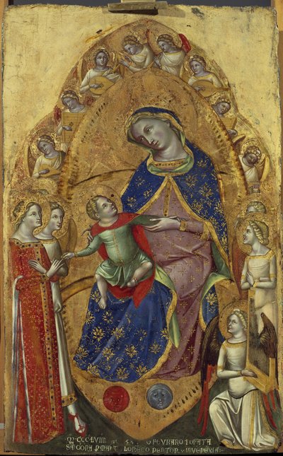 El matrimonio místico de Santa Catalina de Lorenzo Veneziano
