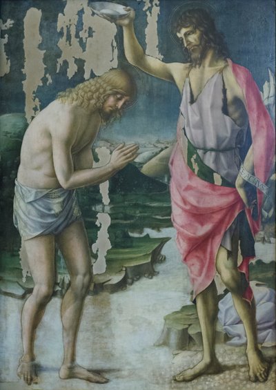 El Bautismo de Cristo, Lorenzo d