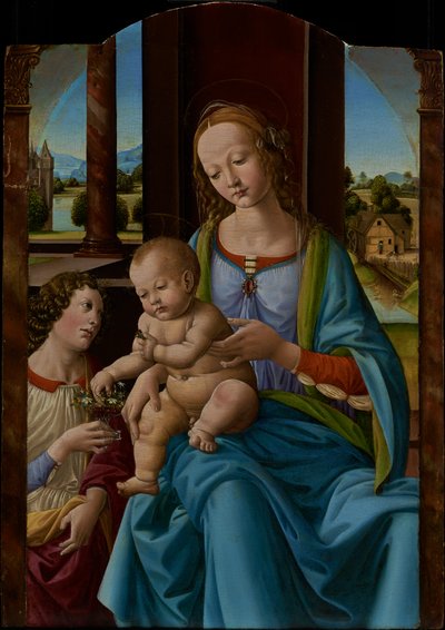 Virgen con el Niño de Lorenzo di Credi (Lorenzo dAndrea dOderigo)