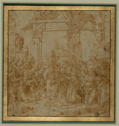 Adoración de los pastores ... de Lorenzo di Credi