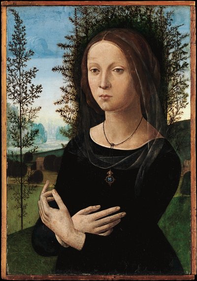 Retrato de una joven de Lorenzo di Credi