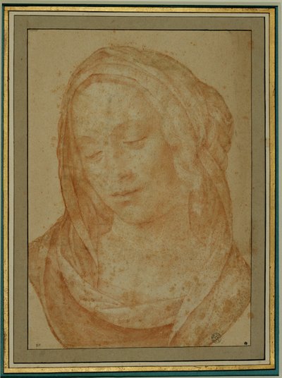Retrato de mujer con velo ... de Lorenzo di Credi