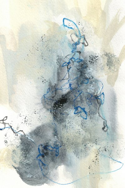 «Abstract Blue Flow» de Lori Ann Folz
