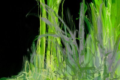 Follaje verde abstracto de Lori Ann Folz