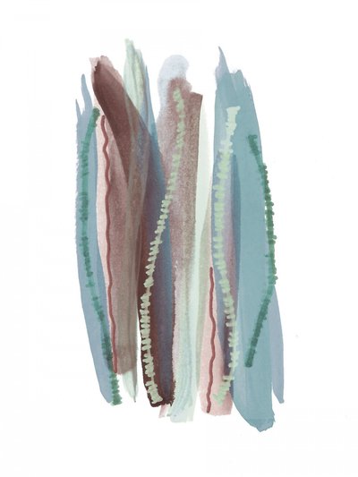 Trazos abstractos de tonos terrosos de Lori Ann Folz