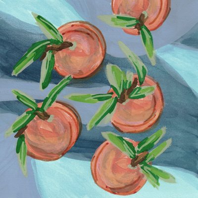 Naturaleza muerta con naranjas frescas de Lori Ann Folz