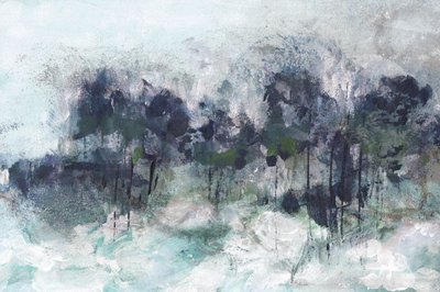 Abstracto de bosque brumoso de Lori Ann Folz