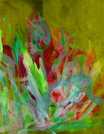 Crecimiento abstracto y vibrante de Lori Ann Folz