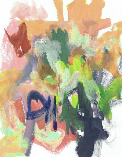 Pinceladas abstractas y vibrantes de Lori Ann Folz