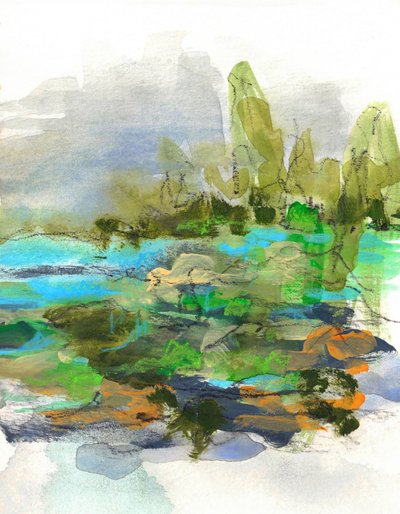 Reflejos del bosque en todo su esplendor de Lori Ann Folz