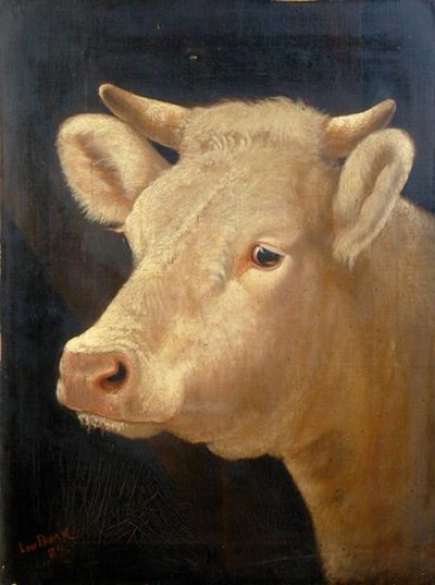 Cabeza de una vaca de Lou Burk