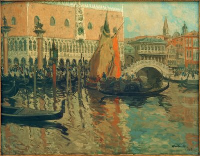 Vista de Venecia de Louis Abel Truchet