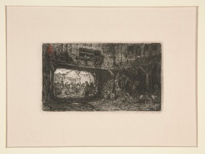 Patio con Pasaje de Louis Adolphe Hervier