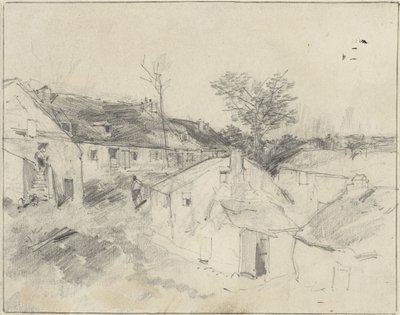 Vista del pueblo de Louis Adolphe Hervier