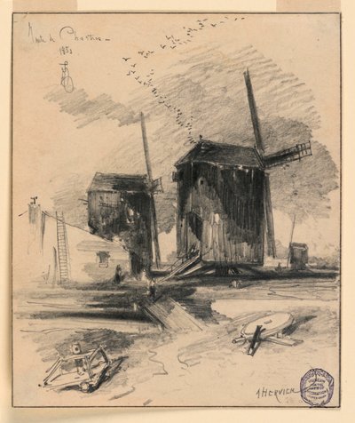 Molinos de viento de Louis Adolphe Hervier