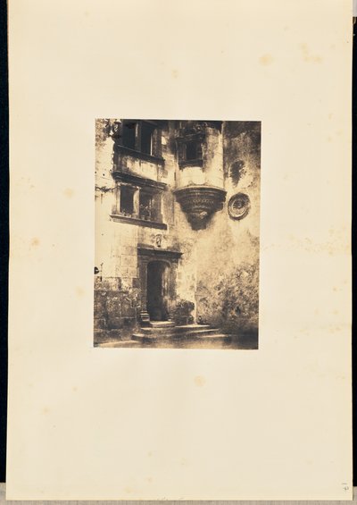 [Escaleras y entrada de un edificio renacentista] de Louis Alphonse Davanne