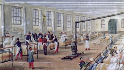 Hospital Militar de Val-de-Grace en París, 1854 de Louis Amable Crapelet