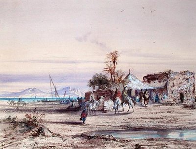Paisaje Tunecino de Louis Amable Crapelet
