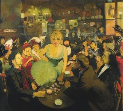 En el club Le Mirliton de Aristide Bruant de Louis Anquetin