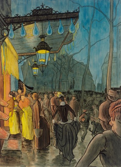 Avenida de Clichy, París de Louis Anquetin