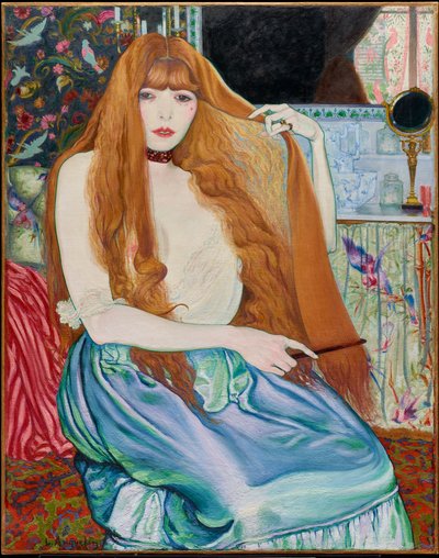 Mujer en su tocador de Louis Anquetin