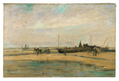 Paisaje marino en De Panne de Louis Artan