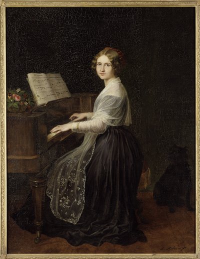 Retrato de la soprano Jenny Lind (1820-1887) de Louis Asher