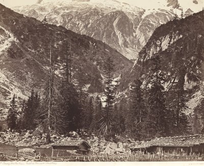 Chalet de Handeck, Valle de Hasli, Cantón de Berna, Suiza de Louis Auguste Bisson and Auguste Rosalie Bisson