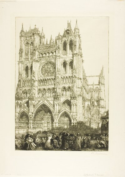 Catedral de Amiens de Louis Auguste Lepère