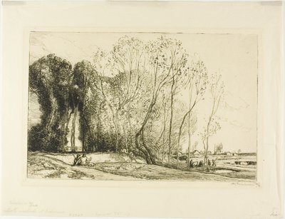 Hermosa mañana de otoño de Louis Auguste Lepère