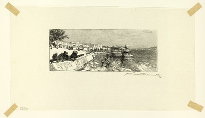 Muelle de Bercy, plato dos de Le Long de la Seine et des Boulevards de Louis Auguste Lepère