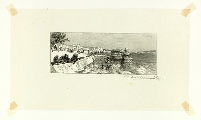 Muelle de Bercy, plato dos de Le Long de la Seine et des Boulevards de Louis Auguste Lepère