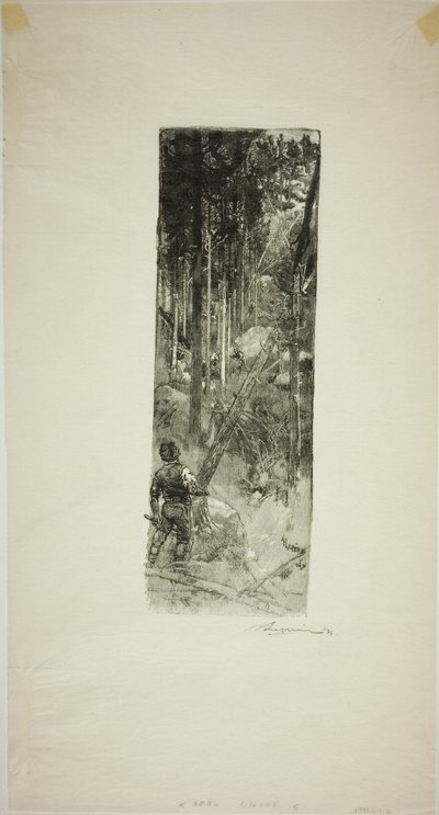 Pinos caídos de Louis Auguste Lepère