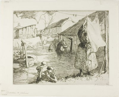Barrio de Pescadores de Louis Auguste Lepère