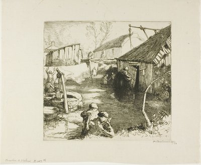 Barrio de Pescadores de Louis Auguste Lepère
